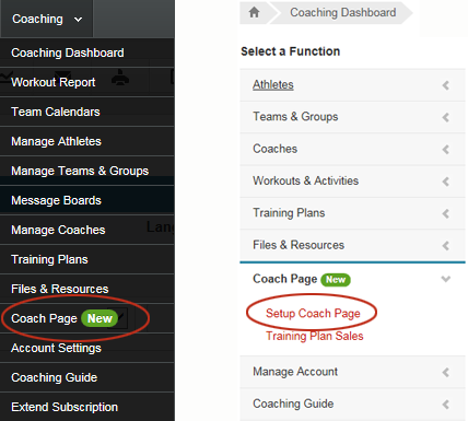 Feature Update: Coach Pages and Coach Training Plan Sales | Final