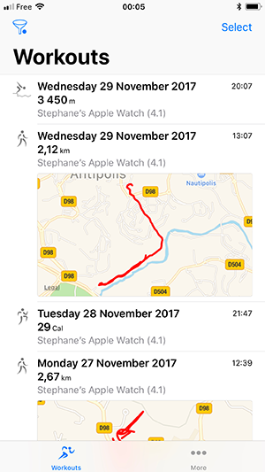 sync apple watch workouts to myfitnesspal