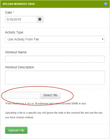 FAQ: Manually Uploading FIT and TCX Files to your Calendar, and how to