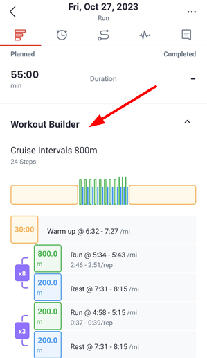 Apple discount workout intervals