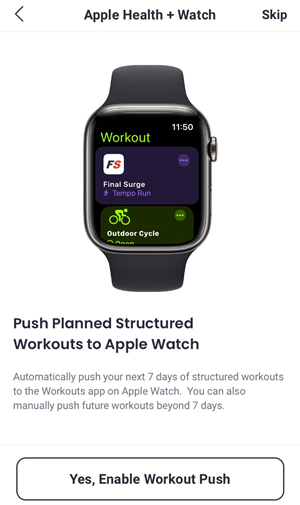 How to restore discount workout on apple watch