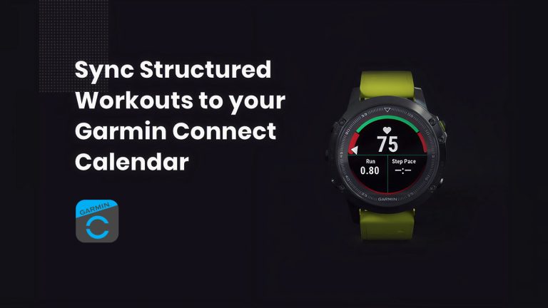 Final Surge sync to Garmin Connect