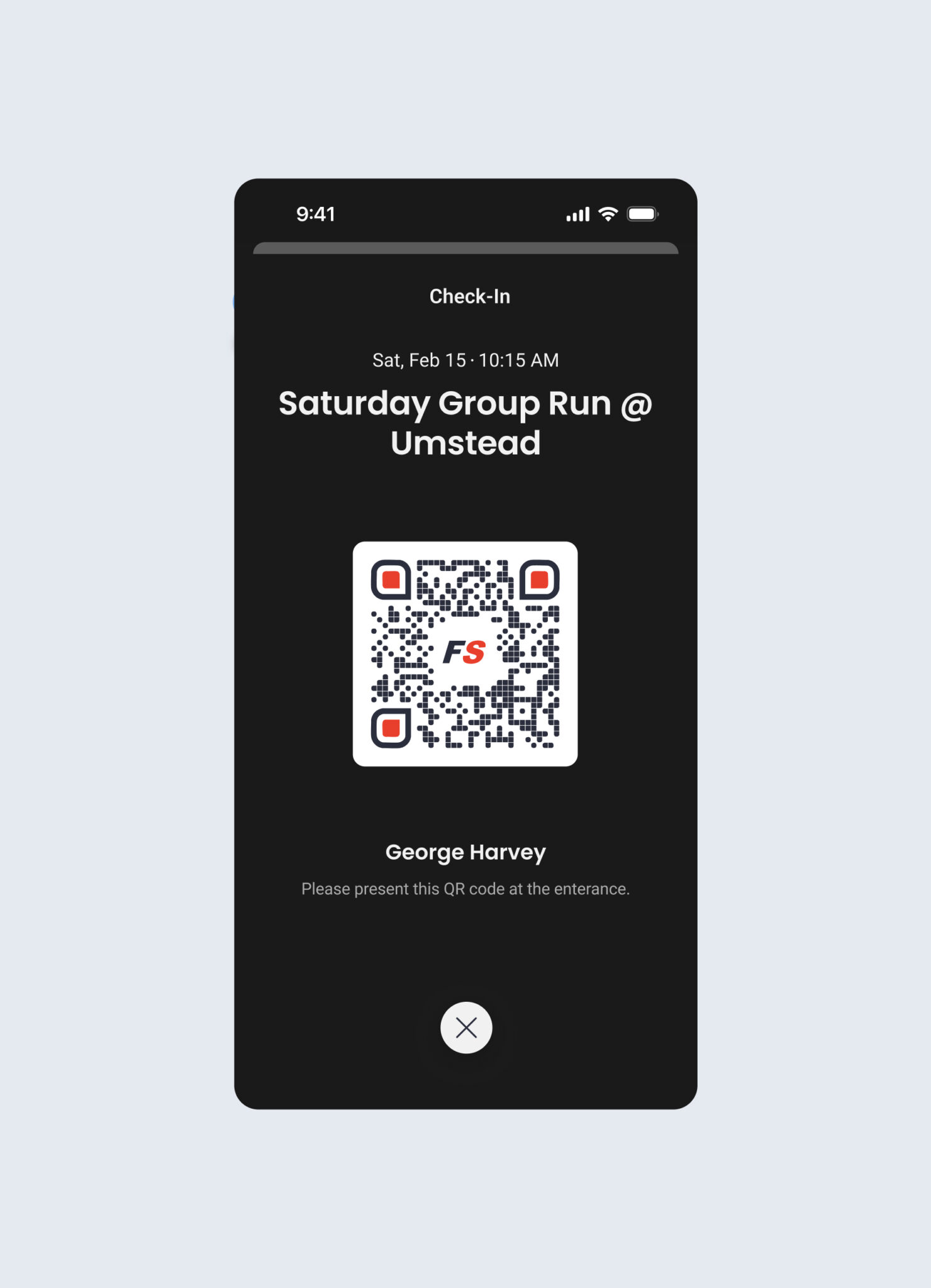 Check-in attendees easily using a QR code scan